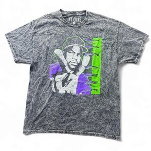 Ice-cube Men's Grey and Black T-shirt